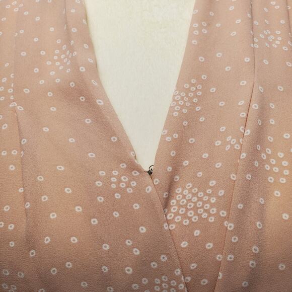 Ann Taylor Blush Wrap Top Small - Picture 6 of 9